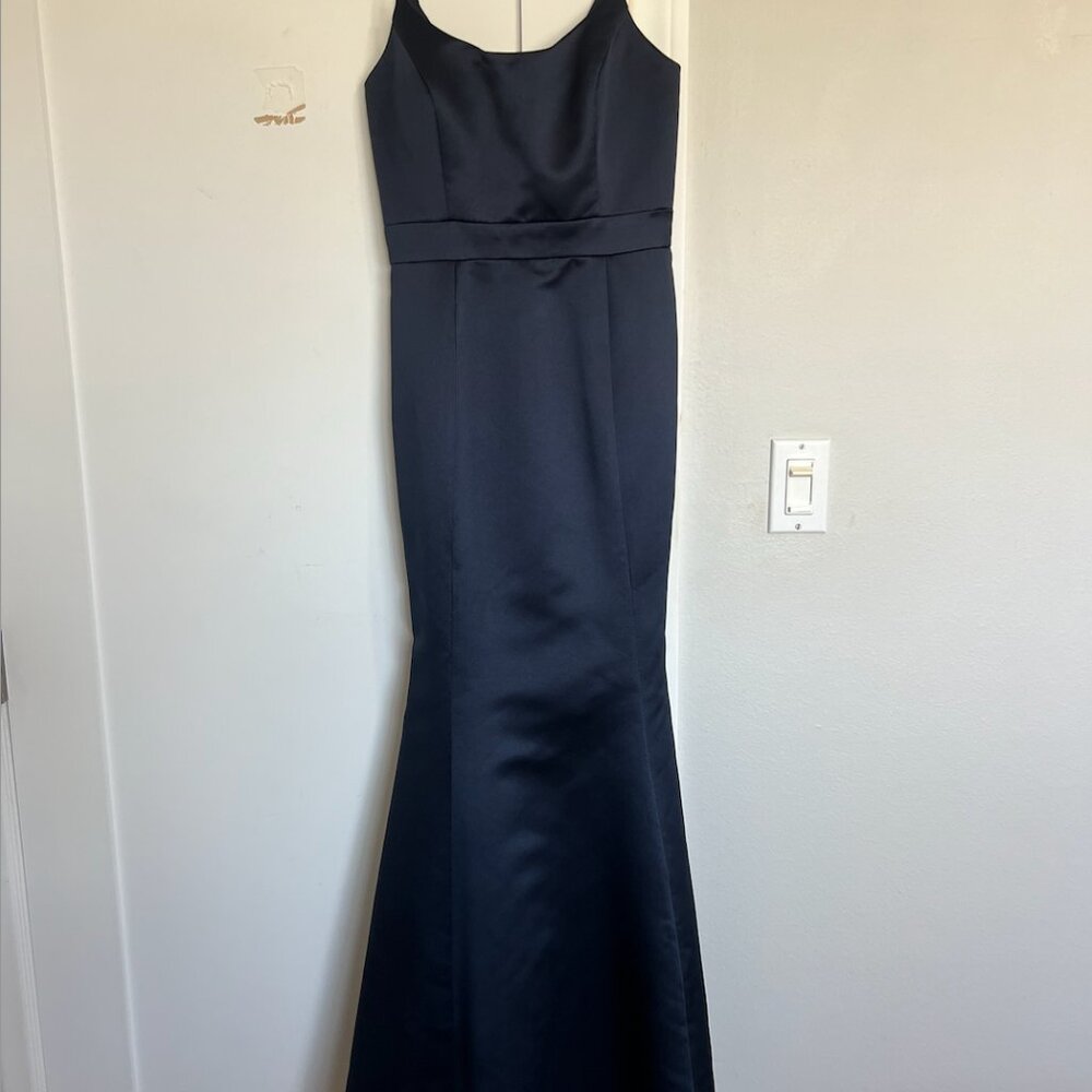 Bella Bridesmaids Dress - Navy, Size 6 altered to fit size 4. - Picture 3 of 4